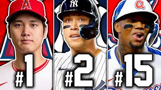 Ranking TOP 50 Players in MLB for 2023 [upl. by Steiner]