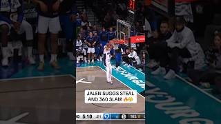 Jalen Suggs doing it on both sides 🔥😳 dunk NBA jalensuggs hoops [upl. by Asirral544]