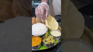 Authentic South Indian lunch  Anantha Veg at Namma Jayanagar  MonkVlogs shorts [upl. by Aistek301]