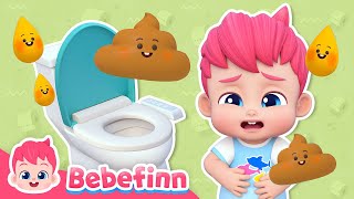 EP123  💩 Poo Poo Song  Bebefinn Healthy Habits  Nursery Rhymes for Kids [upl. by Ortensia615]