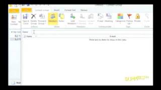 Create an Email Distribution List in Microsoft Outlook For Dummies [upl. by Roskes]