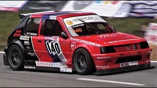 Peugeot 205 GTi Widebody  250Hp830Kg Crazy Hot Hatch  St Ursanne 2018 [upl. by Zela]