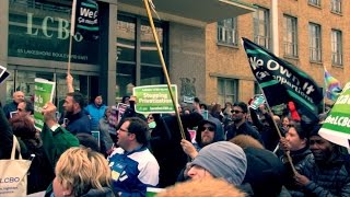 Delegates rally in support of OPSEU members at the LCBO [upl. by Gilmer]