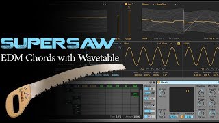 Ableton Wavetable Supersaw [upl. by Lasley]