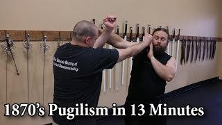 Basics of 1870s Pugilism in 13 minutes  Showcasing HEMA [upl. by Janine490]