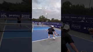 When net cords ruin 40 ball rallies pickleball [upl. by Enomas452]