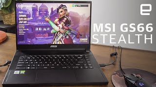 MSI GS66 Stealth review A premium gaming laptop in a crowded field [upl. by Suruat]