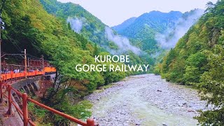 Like a Bernina Express  Japans Most Beautiful Train  Kurobe Gorge Railway [upl. by Manvel]