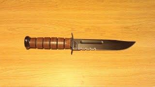 KaBar Marine Combat full review and analysis  Knife reviews by Ice [upl. by Elnora]