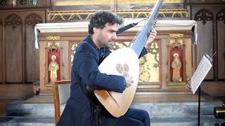 Robert de Visee Passacaille in D minor by Yair Avidor theorbo [upl. by Marba]