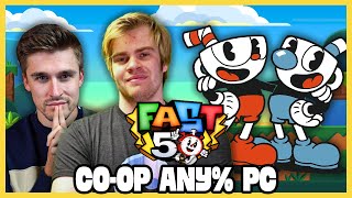 Ludwig gets carried by EazySpeezy in Cuphead  Fast50 [upl. by Lemhaj]