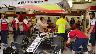 Formel1Test im LIVETicker Mick Schumacher wird durchgereicht  George Russel und Sergio Pérez [upl. by Nuawaj577]