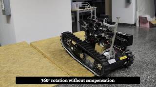 Adaptive Feedforward Velocity Control applied on Rescue Robot [upl. by Haerle]