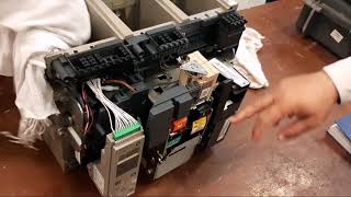 Air Circuit Breaker Maintenance  How to ACB Rack in Rack Out  Learn Electrical [upl. by Eicul]