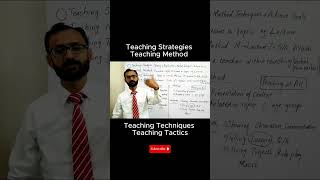 Teaching Strategies  Teaching Method  Teaching Techniques  Teaching Tactics shorts [upl. by Swen513]