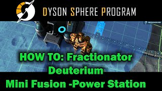 HOW TO FRACTIONATOR AND MINI FUSION POWER STATION EXPLAINED New 2023 DysonShereProgram [upl. by Fredrick]