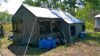 Kodiak Canvas Cabin Tent Elk Camp [upl. by Iamhaj990]