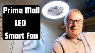 PrimeMall Bladeless Ceiling Fan with Light Install amp Review [upl. by Atse]