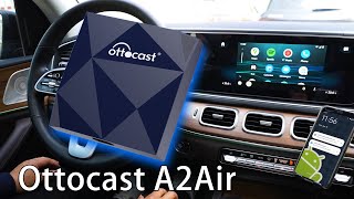 Ottocast  A2Air Android Auto wireless adapter [upl. by Novikoff909]