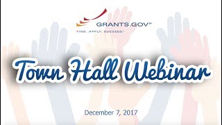 Grantsgov Town Hall Webinar Answering User Questions Promo [upl. by Raffaj]