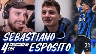 4 CHIACCHIERE CON SEBASTIANO ESPOSITO ESORDIO IN CHAMPIONS E PRIMO GOL IN SERIE A [upl. by Ynner]