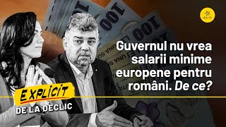 Salariul minim european calcule românești [upl. by Esilehc]