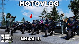 MOTOVLOG DI GTA 5  GTA 5 ROLEPLAY [upl. by Ahcas]