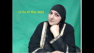 Rifat Fatima Live Stream 13 To 19 May 2024 weekly horoscope astrologer Birth stone Part 2 [upl. by Doty]