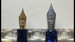 Esterbrook Jowo Nib Comparison Estie Vs JR Pocket Pen [upl. by Ativel]