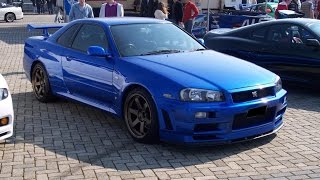 Nissan Skyline R34 vs Porsche 911 Turbo Cabrio [upl. by Buerger]