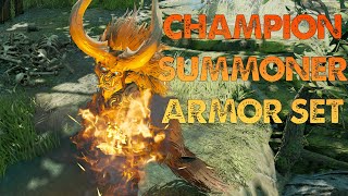 Champion Summoner Armor Set  Divinity 2 Mod [upl. by Salohci]