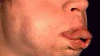 High speed video of man blowing raspberry [upl. by Kus]