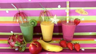 NEJCHUTNÄšJĹ ĂŤ A NEJZDRAVÄšJĹ ĂŤ SMOOTHIE RECEPT 3 SMOOTHIE RECEPTY VELICE ZDRAVĂ‰ [upl. by Akcirre165]