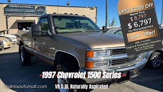 For Sale✨1997 Chevrolet K1500 Silverado🛻4WD 50L V8 Clean Condition 3Month Warranty Only 6797 [upl. by Marteena]