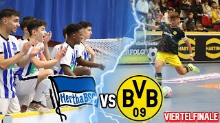 Hertha BSC vs Borussia Dortmund  Viertelfinale Freeway Cup 2023 💣🔥 [upl. by Barnum]