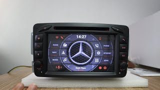 Belsee Android 90 Auto Ram 4GB Head Unit Radio MercedesBenz W203 W209 W163 Viano Vito W639 W463 [upl. by Auahsoj]