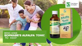 Boost up your family members immunity with Schwabe’s Alfalfa Tonic [upl. by Yffub]