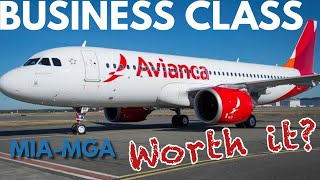 AVIANCA A320 business class MIAMGA [upl. by Fine757]