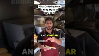 Ordering from a food truck in New York be like shorts [upl. by Tai758]