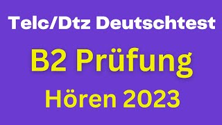 Telc B2  Modellsatz NEU gast 2023 mit Lösungen [upl. by Eitak]