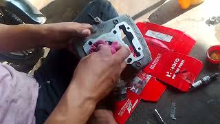 Hero CBZ Xtreme half engine assem motor Mechanic [upl. by Iolenta]