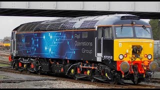 ROG 57312 Now In Rail Operations Group Livery Moves At Eastleigh  Monday 23rd December 2019 [upl. by Ahsiekam]