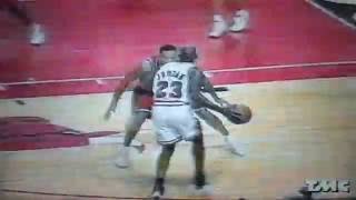 Chicago Bulls vs Washington Bullets  game 2  playoff 1997 [upl. by Lesna639]