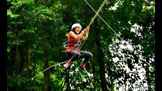 ZIP LINING Monteverde Costa Rica S3E18 [upl. by Rintoul684]