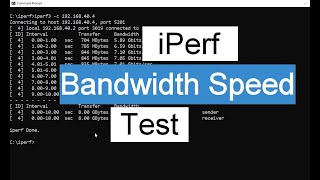 Windows 10 iPerf3Network Speed Test Software Install and Demonstration  network speed kaise dekhe [upl. by Pogue]