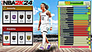 BEST 6’6 GAME BREAKING 2 WAY SLASHING PLAYMAKER BUILD ON NBA 2K24 BEST BUILD 2K24 [upl. by Leilah859]