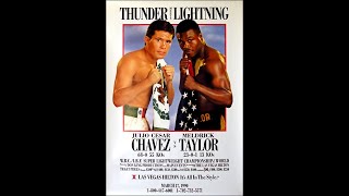 Julio Cesar Chavez vs Meldrick Taylor 1  Condensed Version [upl. by Yenitirb121]