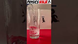 Index of Refraction Demo Bending light physics experiment physicsninja [upl. by Brooking846]