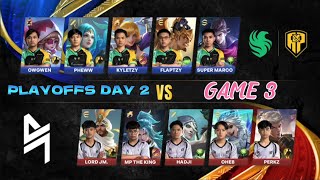 MPL PH S14  PLAYOFFS DAY 2  FALCONS AP BREN VS BLACKLIST GAME 3 [upl. by Navy]