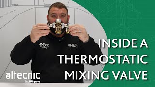 How does it work  Inside a Thermostatic Mixing Valve TMV [upl. by Rand697]